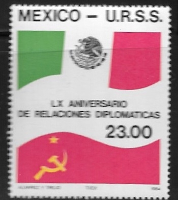 60 aniversario relaciones diplomáticas México- Unión Soviética