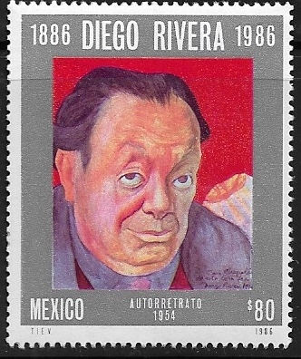 Autorretrato de Diego Rivera