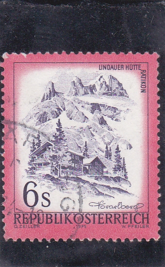 Lindauer Hut en Rátikon, Vorarlberg