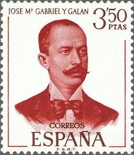 1995 - Literatos españoles - José Maria Gabriel y Galán (1870-1905)