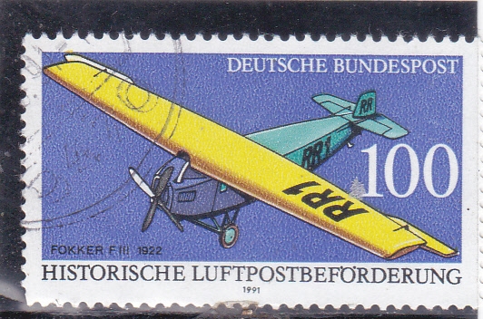 avioneta Fokker 1922
