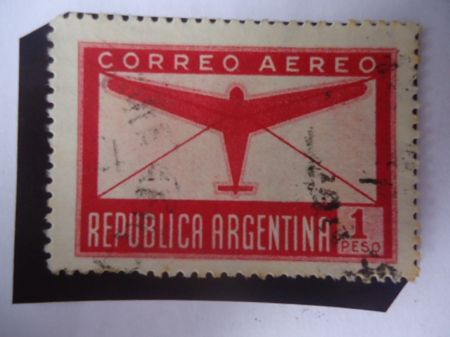 Aeroplano y Carta - Serie: Correo Aéreo.