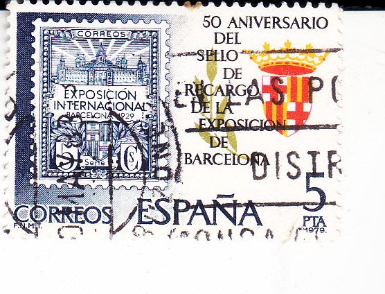 50 aniversario del sello de recargo exposición de Barcelona  (40)