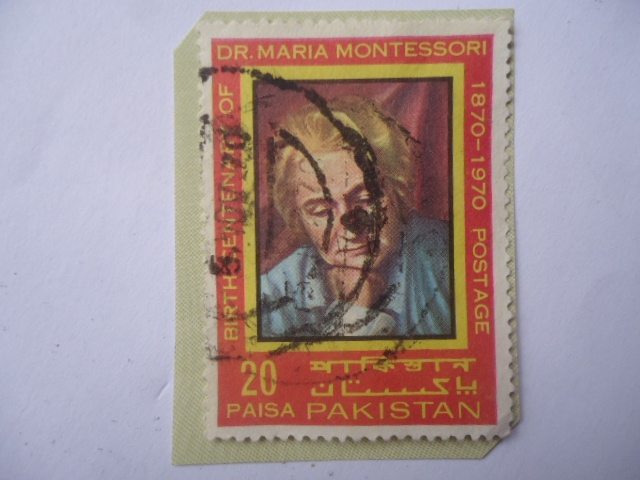Centenario del Nacimiento de la Dra. María Montessori (1870-1970) ó María Tecla Artemisia)- Médica