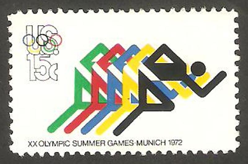 961 - Olimpiadas de Munich, carrera a pie