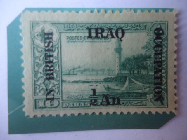 Sellos Otomanos - Fenerbahce -Sello Ocupación Británica en Iraq.(1920)