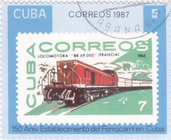 150 anivers. establecimiento ferrocarril en Cuba