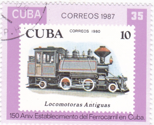 150 anivers. establecimiento ferrocarril en Cuba