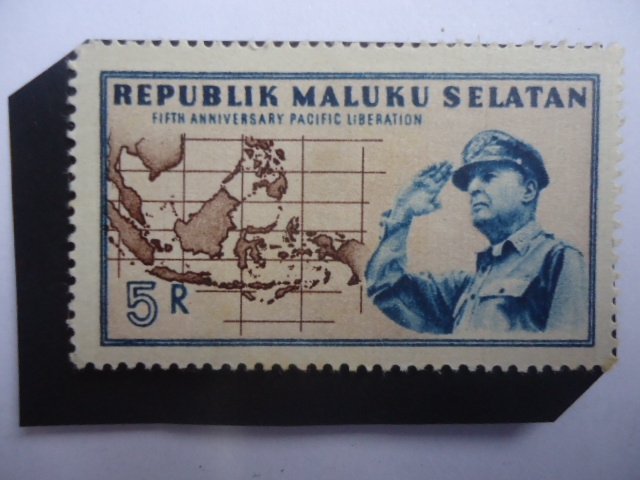 Republik de Maluku Selatan -Las Molucas del Sur, Fantasia -5°Aniv. de la Liberación Pacifica, 25 de 