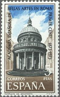 2183 - Primer centenario de la Academia Española de Bellas Artes en Roma