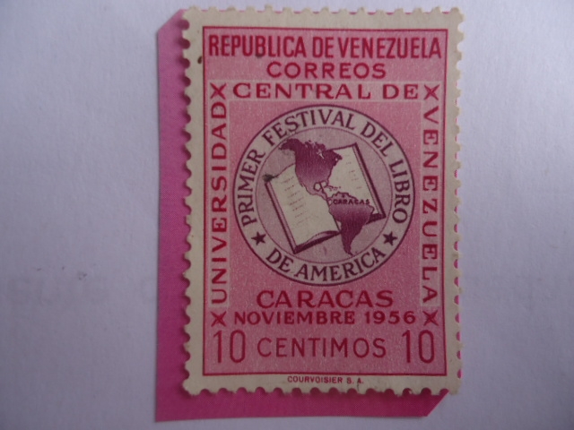 Universidad Central de Venezuela- Primer Festival del Libro de América (10 de Nov. de 1956)