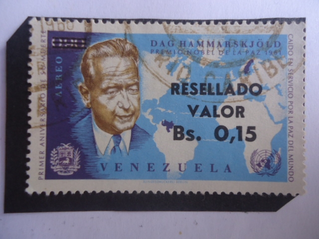 Dag Hammarskjöld (1905-1961)-Premio Nobel de la Paz 1961-2°Secretario de la ONU (1953-1961)