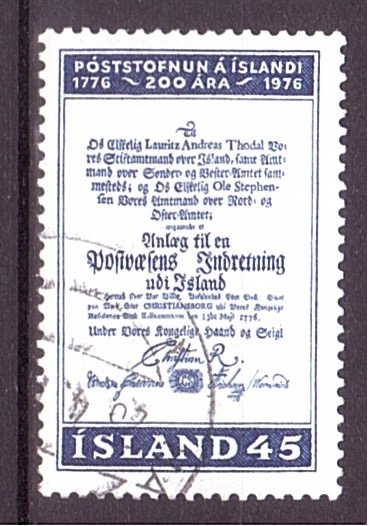 Centenario del correo islandes