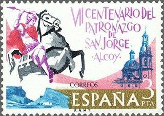 2315 - VII centenario de la aparición de San Jorge en Alcoy