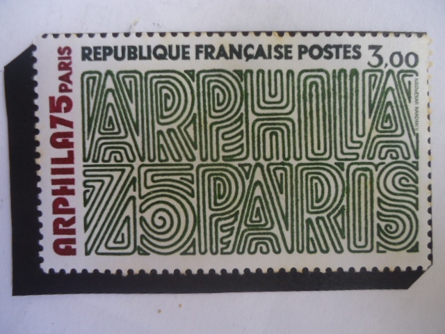 ARPHILA 75 PARIS - Letters - Exposición Filatelia  Internacional 