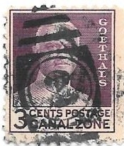 Canal zone postage