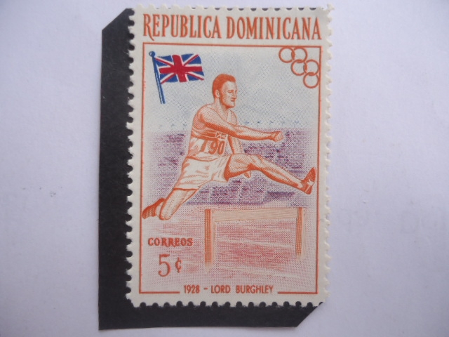 Lord Burghley, Inglaterra - Oro Olímpico en 1928.Juegos Olímpicos en Amsterdam.