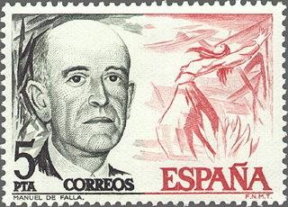2380 - Centenario del nacimiento - Manuel de Falla (1876-1946)