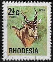 Eland (Taurotragus oryx)  1974  2,5 cent