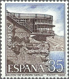 2837 - Paisajes y monumentos - Balcón de Europa, Nerja (Málaga)