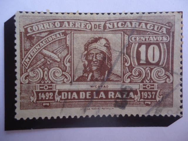 Jefe Indio NICAROA - Día de la Raza, 1942-1937