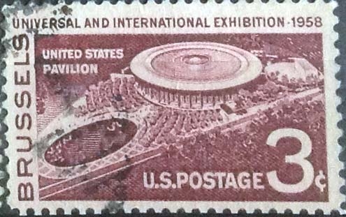 Scott#1104 , intercambio 0,20 usd , 3 cents. , 1958