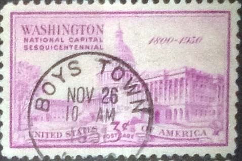Scott#992 , intercambio 0,20 usd , 3 cents. , 1950