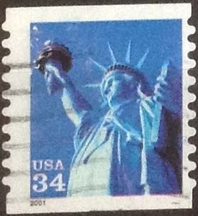 Scott#3466 , intercambio 0,20 usd ,34 cents. , 2001