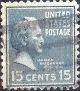 Scott#820 , intercambio 0,20 usd , 15 cents. , 1938