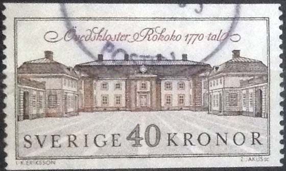 Scott#1841 , intercambio 0,30 usd , 40 krona , 1990