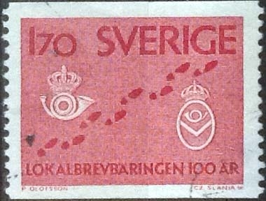 Scott#608, intercambio 0,55 usd , 1,70 krona , 1962