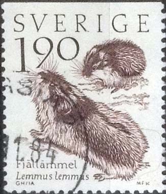 Scott#1488 , intercambio 0,20 usd , 1,90 krona , 1984