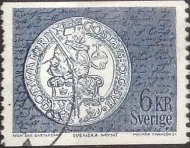 Scott#755A , intercambio 0,20 usd , 6 krona , 1972