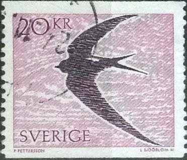 Scott#1703 , intercambio 0,35 usd , 20 krona , 1988