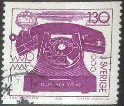 Scott#1157 , intercambio 0,20 usd , 130 öre , 1976