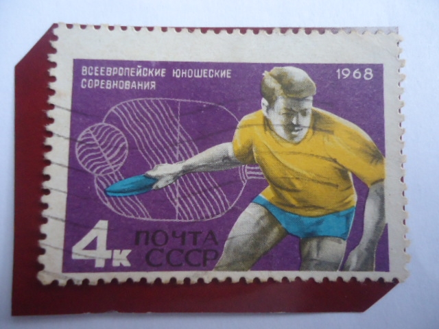 URSS- Concurso Juvenil de Tenis de Mesa- Serie:Eventos Deportivos Internacionales - Unión Soviética-