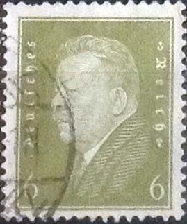 Scott#369 , intercambio 0,20 usd. , 6 cents. , 1932