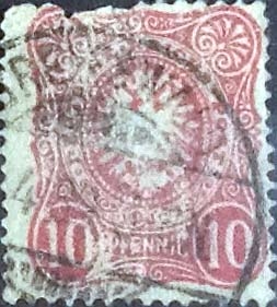 Scott#39 , intercambio 0,75 usd. , 10 cents. , 1880