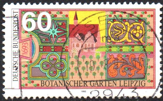 JARDIN  BOTÁNICO  DE  LEIPZIG.  Scott 1753.