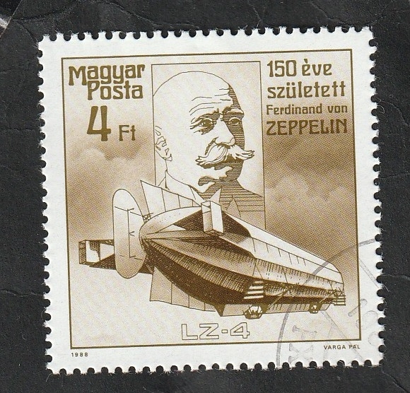 3147 - 150 Anivº del nacimiento de Ferdinand von Zeppelin