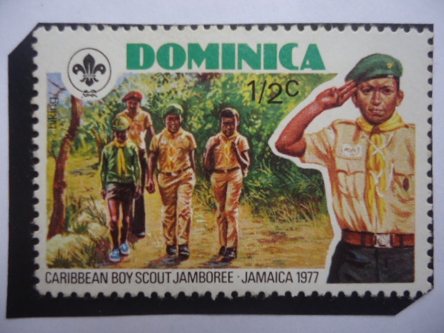 25° Aniversario del Reinado de Elizabeth II - Boy Scout del Caribe, Jamboree - Jamaica 1977.