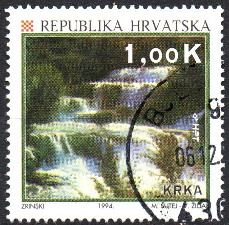 CATARATAS  DEL  RÍO  KRKA.  Scott 197.