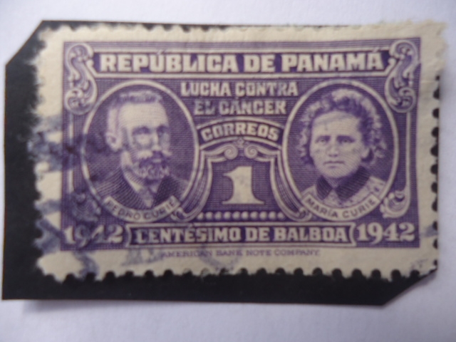Lucha contra el Cáncer - Fondo de Investigación sobre el Cáncer-Pedro Curie y Maria Curie-1942
