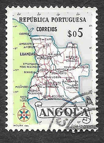 386 - Mapa de Angola