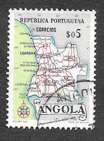 386 - Mapa de Angola