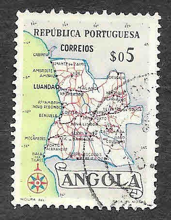 386 - Mapa de Angola