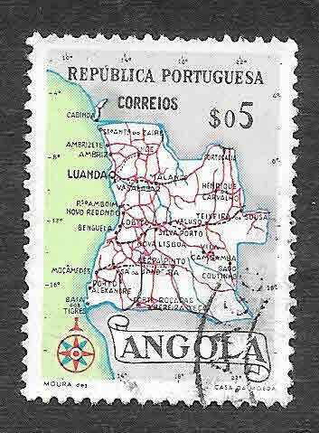 386 - Mapa de Angola