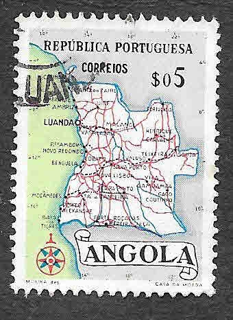 386 - Mapa de Angola