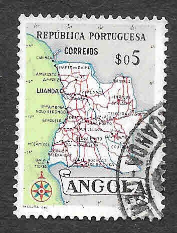 386 - Mapa de Angola