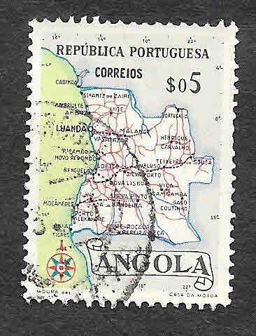 386 - Mapa de Angola